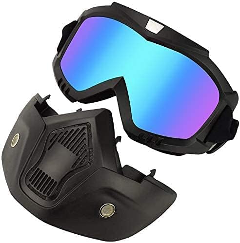 ماسک عینک دار مخصوص موتورسواری، اسکوترسواری، اسکیت و...