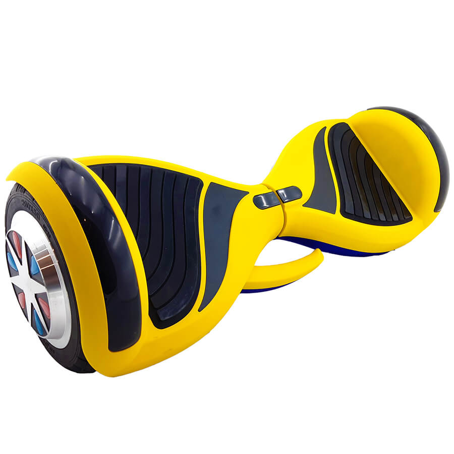 قیمت و خرید اسکوتر برقی 8 اینچ اسمارت بالانس| پوسته دو رنگ زرد و آبی | هابی سنتر