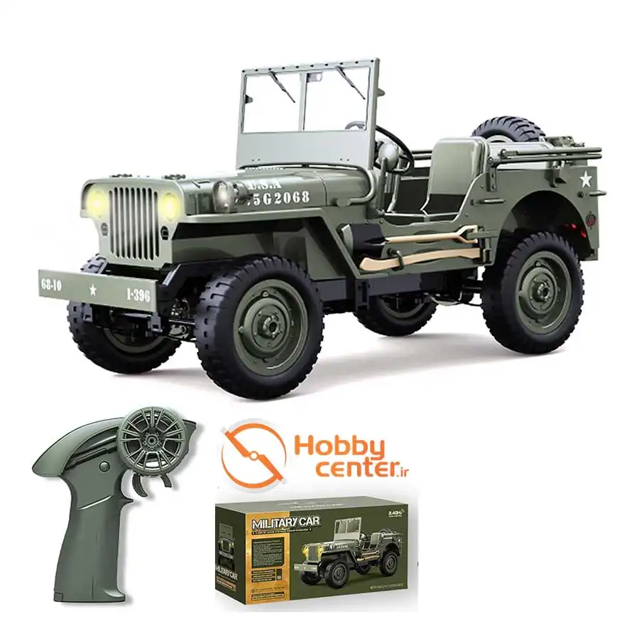 جیپ ارتشی کنترلی Military jeep D888 | هابی سنتر