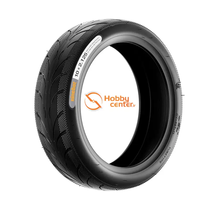لاستیک + تیوپ ناین بات سایز 2.125*10مناسب اسکوتر F25 Ninebot | هابی سنتر