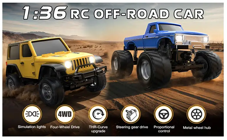 ماشین کنترلی آفرود مدل 3602-3601 مقیاس 1:36 | هابی سنتر