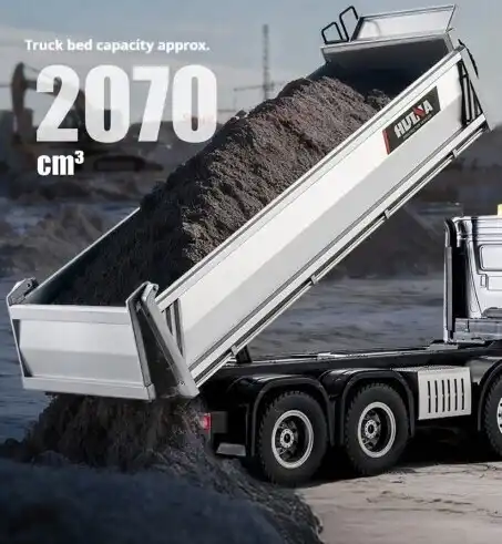 کامیون کمپرسی کنترلی Huina 1536 PRO | هابی سنتر