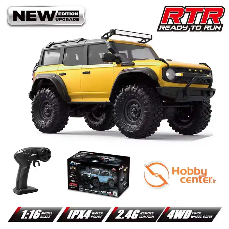 ماشین کنترلی آفرود APEX 4WD مدلHB-R1601 |هابی سنتر