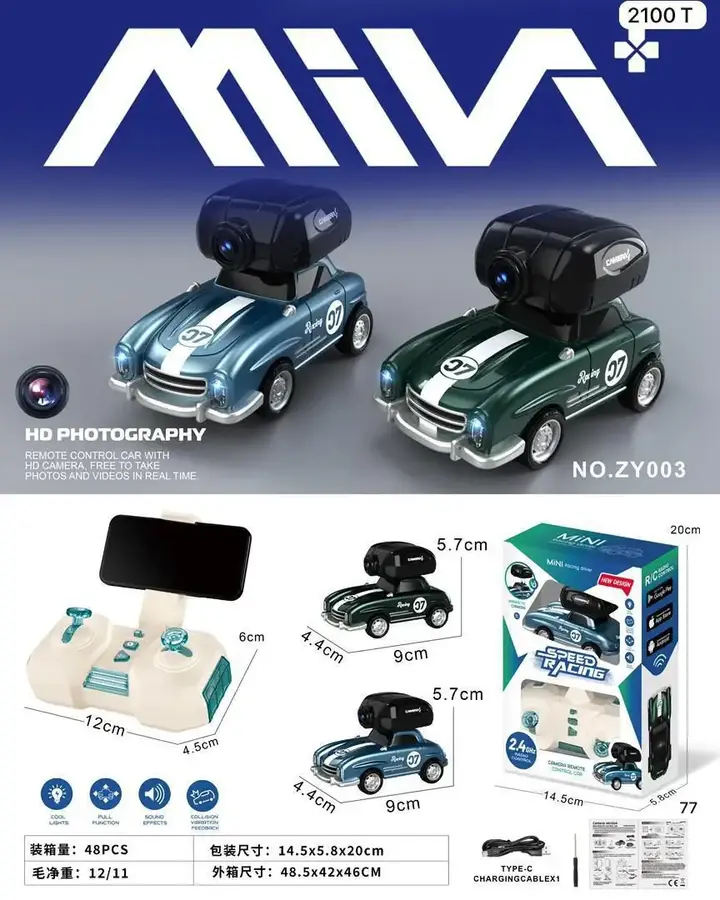 ماشین کنترلی دوربین دار MINI Racing مدل ZY003 | با مقیاس 1:45 | هابی سنتر