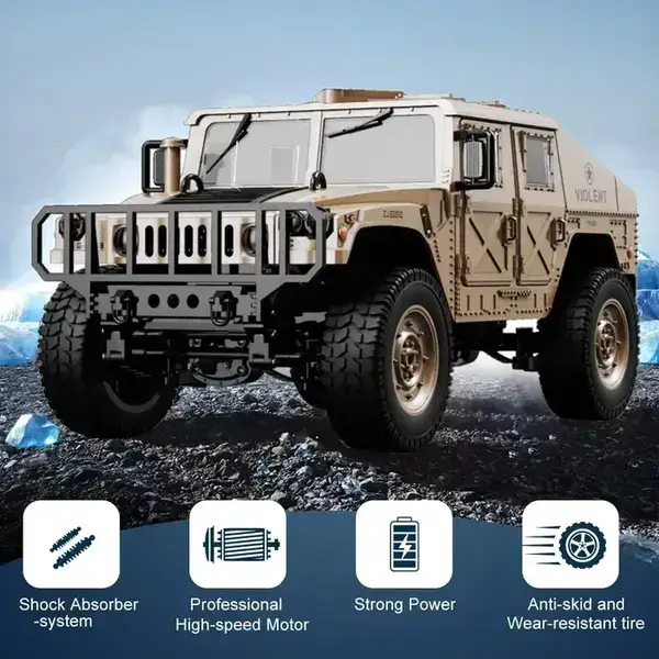 ماشین کنترلی آفرود نظامی ( Machine Gun) مدل C8835 |هابی سنتر