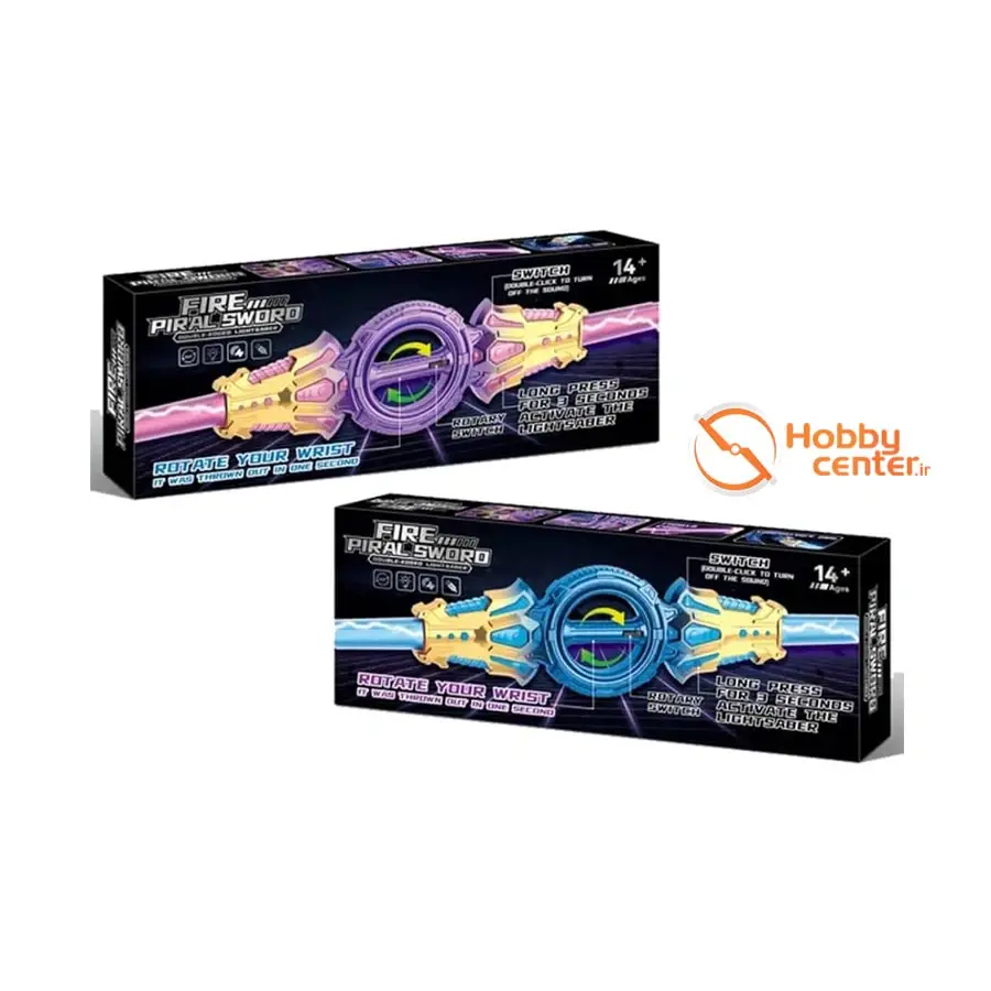 شمشیر بازی چرخشی دو لبه Rotating Double-Edged Sword مدل 8899M-7 | هابی سنتر