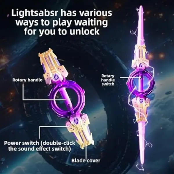 شمشیر بازی چرخشی دو لبه Rotating Double-Edged Sword مدل 8899M-7 | هابی سنتر