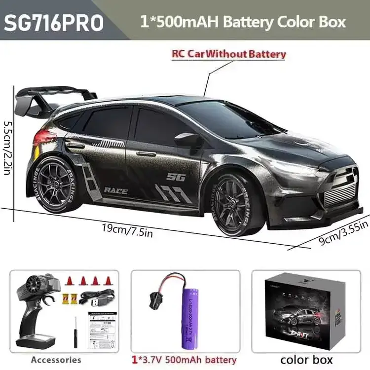 مینی ماشین کنترلی دریفت SG716PRO با مقیاس 1:24 | هابی سنتر